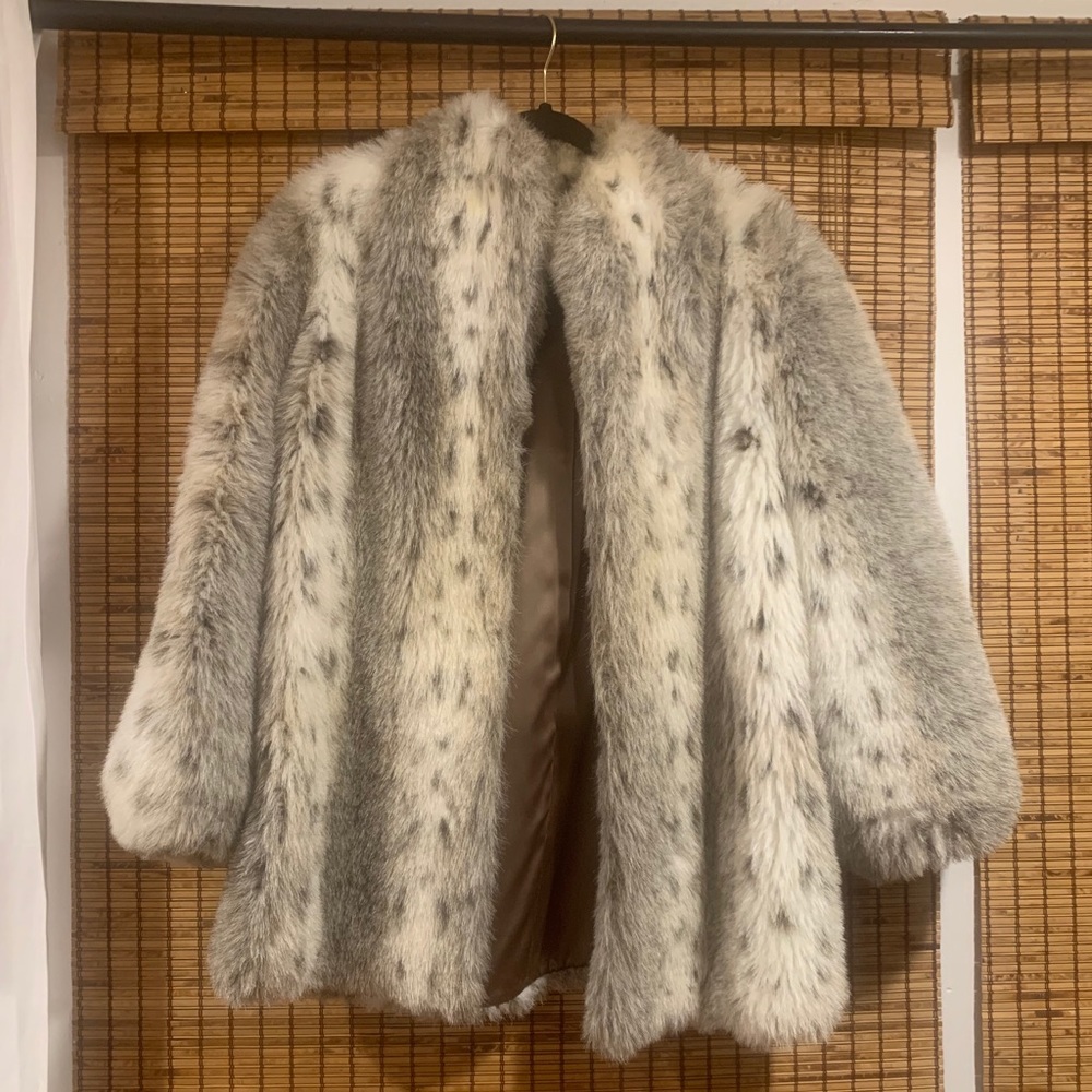 Faux fur jacket